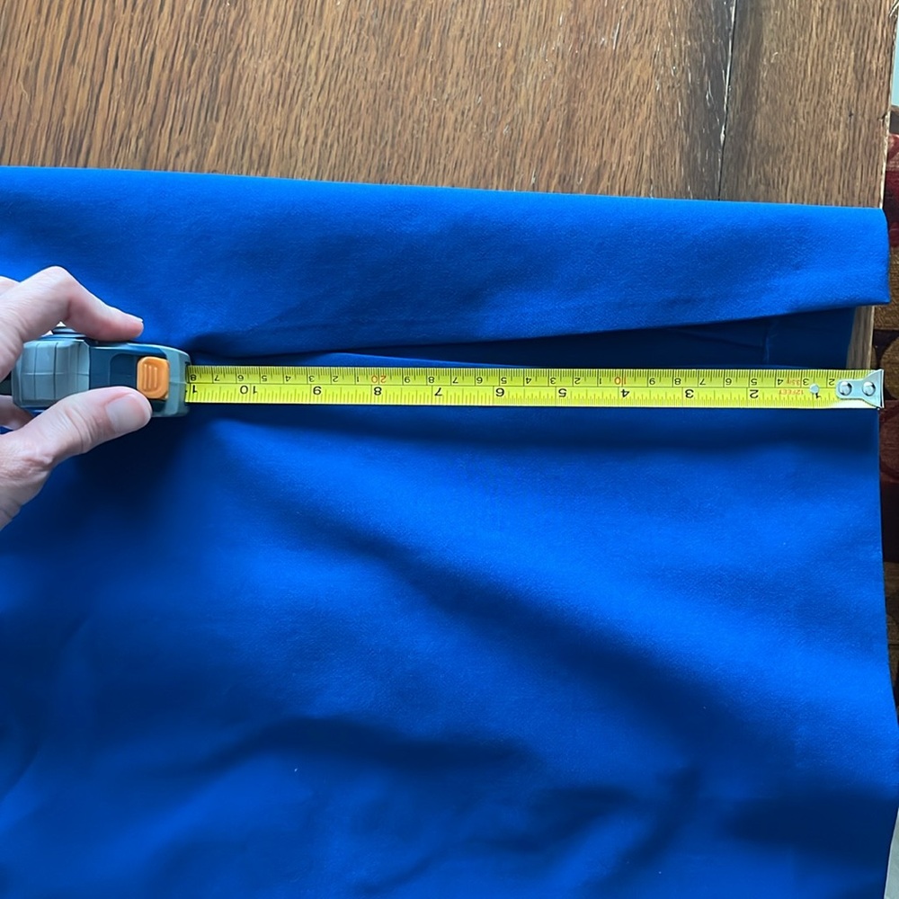 Jill Jill Stuart Blue Sleeveless Sheath Midi Dress with Thigh Slit - Picture 9 of 10